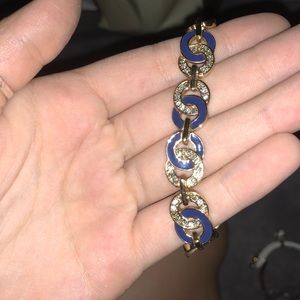 Coach Blue and Gold Bracelet